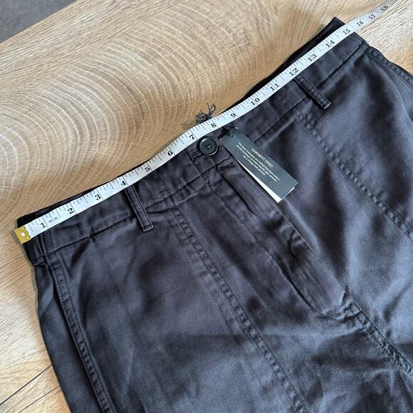 Banana Republic TALL Super Soft Soma High Rise Barrel Pant Black M 713491 - Picture 9 of 11